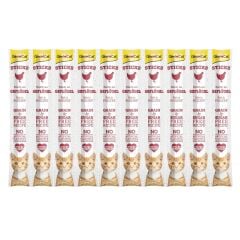Gimcat Kedi Ödül Çubuğu Kümes Hayvan Etli 50 Gr. 10 lu