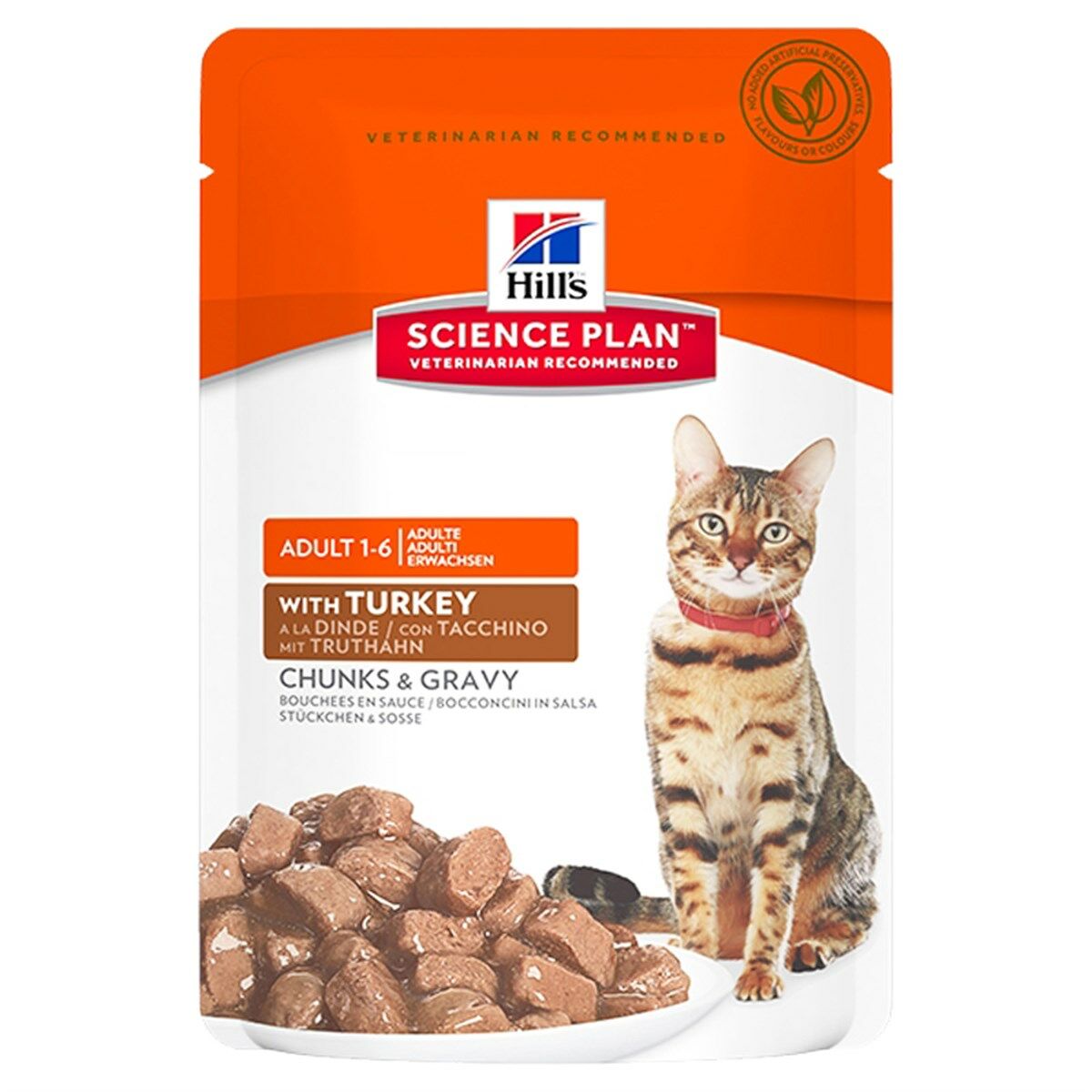 Hills Hindili Yetişkin Kedi Pouch Konserve 85 Gr