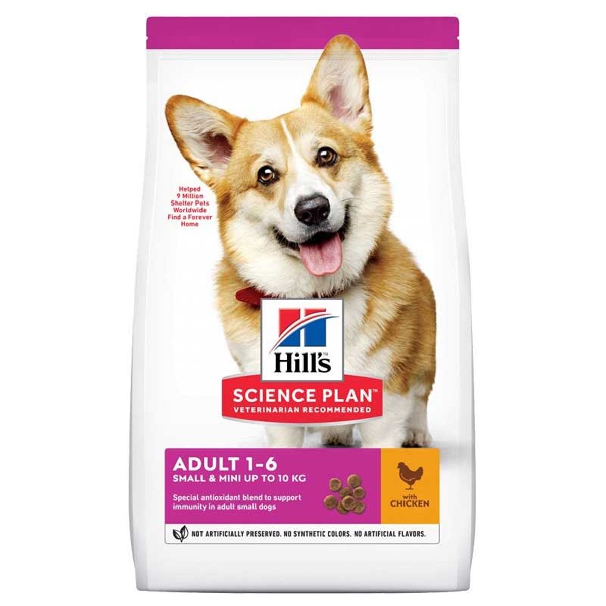 Hills Science Plan Small_Minature Tavuk ve Hindili Yetişkin Köpek Maması 3 Kg