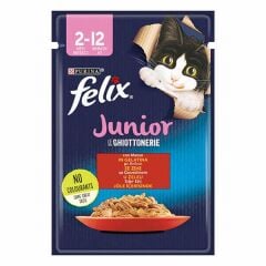 Felix Pouch Junior Sığır Etli Yavru Kedi Konservesi 85 Gr