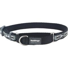 Reddingo Bone Yard Desenli Boyun Eğitim Tasması Siyah - 20 mm (M)
