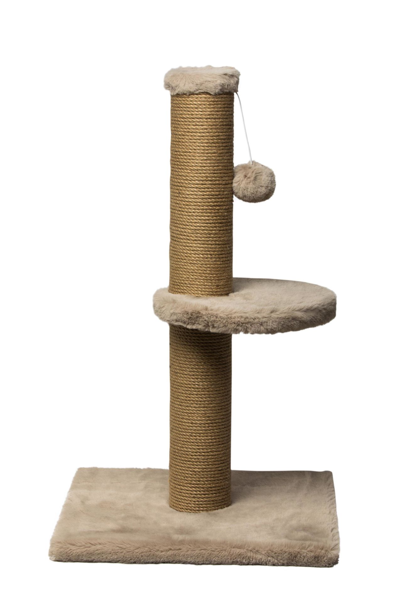 Dubex 34x34x67 cm Kedi Tırmalama Platformu Bej