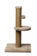 Dubex 34x34x67 cm Kedi Tırmalama Platformu Bej