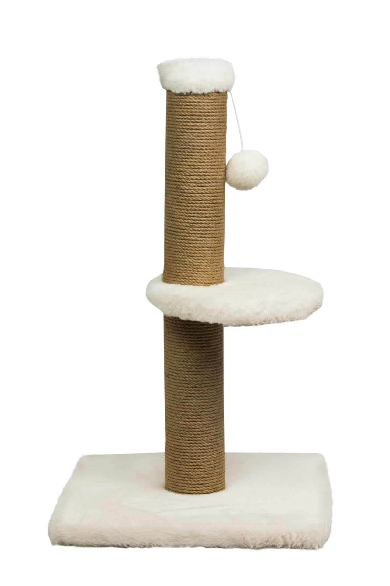 Dubex 34x34x67 cm Kedi Tırmalama Platformu Beyaz
