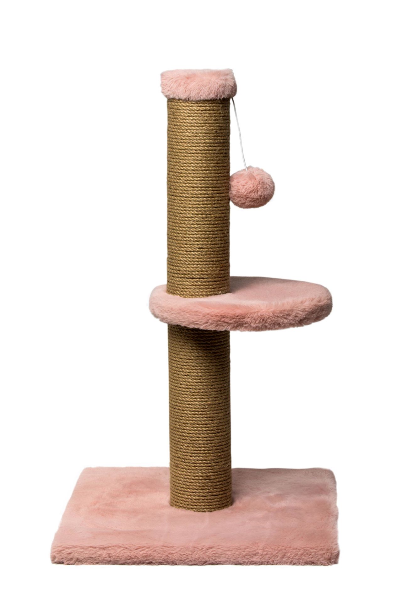Dubex 34x34x67 cm Kedi Tırmalama Platformu Pembe