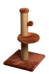 Dubex 34x34x67 cm Kedi Tırmalama Platformu Tarçın