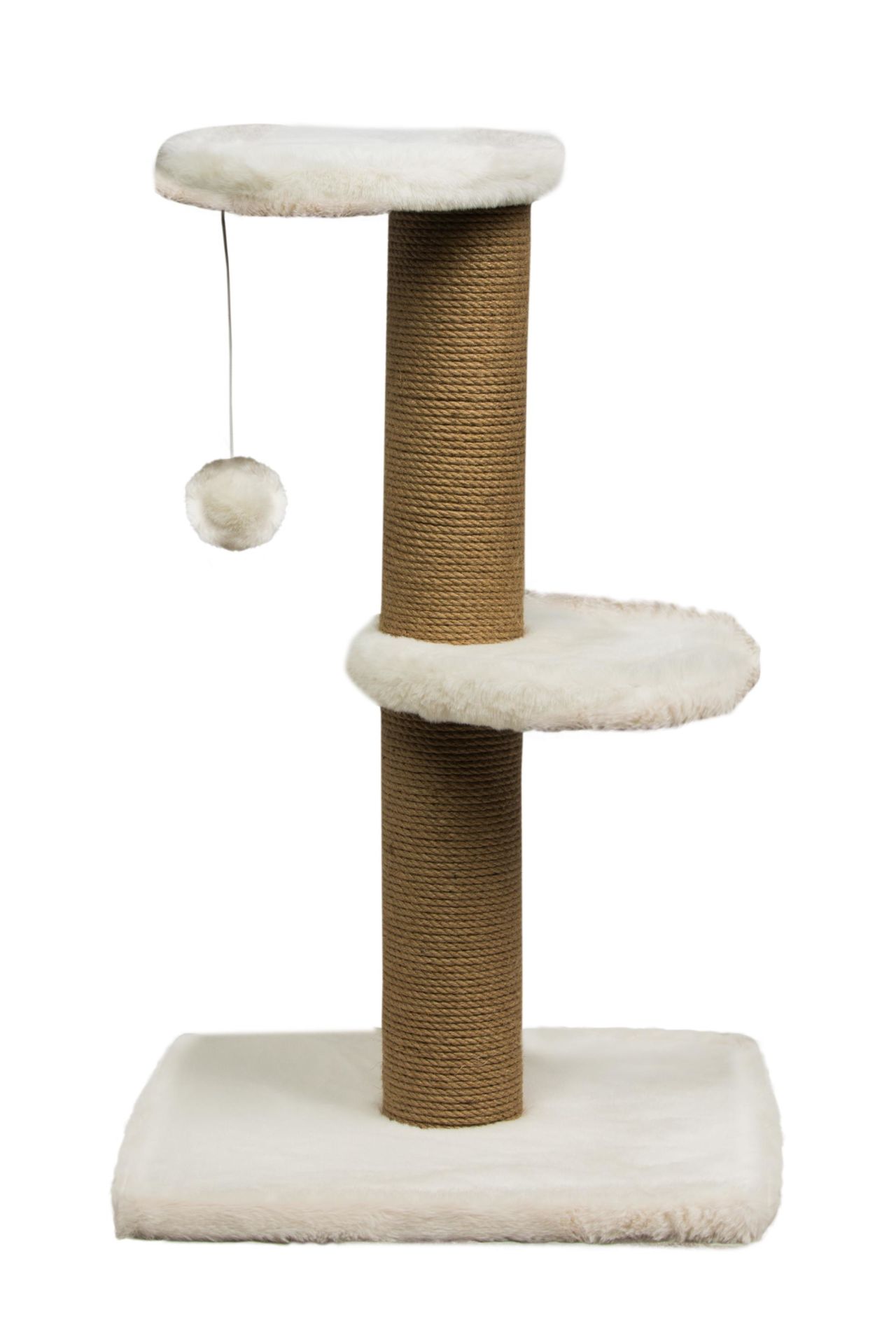 Dubex 34x34x67 cm Kedi Tırmalama Platformu Beyaz