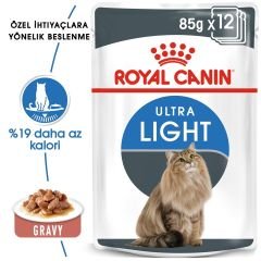 Royal Canin Ultra Light Kedi Konservesi 85Gr 12'Li Paket