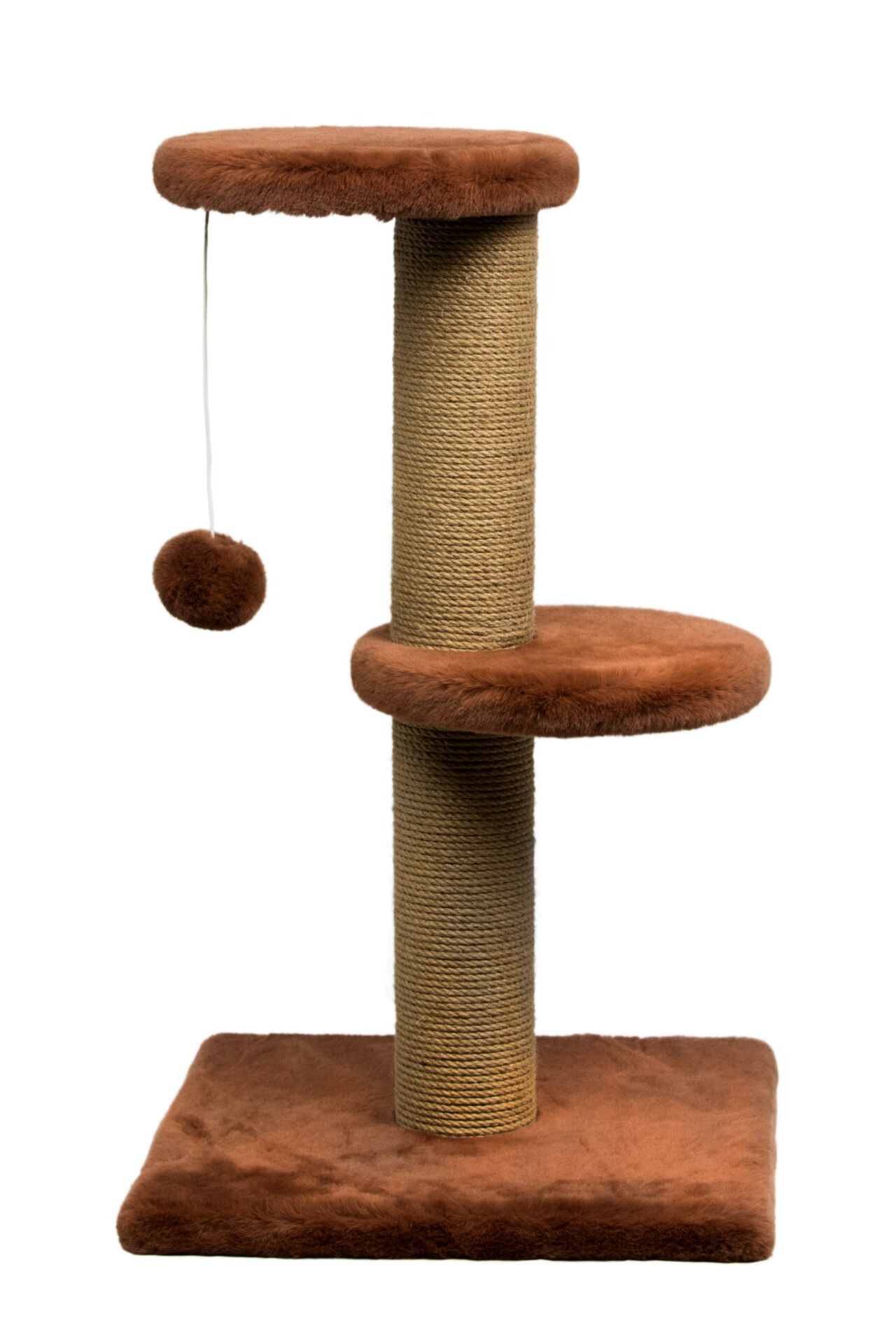 Dubex 34x34x67 cm Kedi Tırmalama Platformu Tarçın