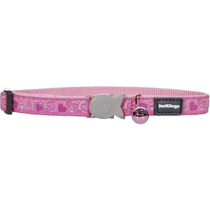 Reddingo Breezy Love Desenli Kedi Boyun Tasması 12mm / 20-32 cm Pembe
