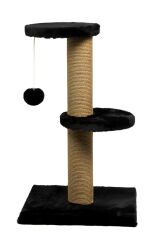 Dubex 34x34x67 cm Kedi Tırmalama Platformu Siyah