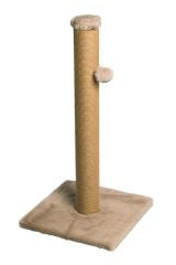 Dubex 39x39x80 cm Kedi Tırmalama Platformu Bej