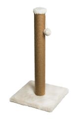 Dubex 39x39x80 cm Kedi Tırmalama Platformu Beyaz