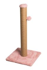 Dubex 39x39x80 cm Kedi Tırmalama Platformu Pembe