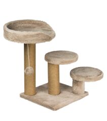 Dubex 65x65x60 cm Kedi Oyun ve Tırmalama Platformu Bej