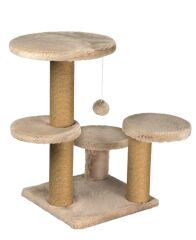 Dubex 62x62x71 cm Kedi Oyun ve Tırmalama Platformu Bej