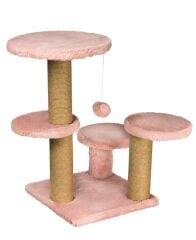 Dubex 62x62x71 cm Kedi Oyun ve Tırmalama Platformu Pembe