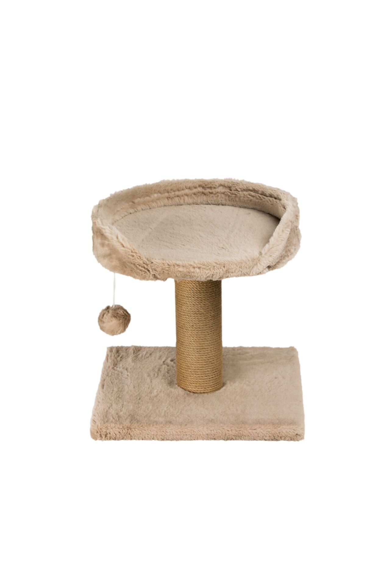 Dubex 39x39x40 cm Kedi Oyun ve Tırmalama Platformu Bej