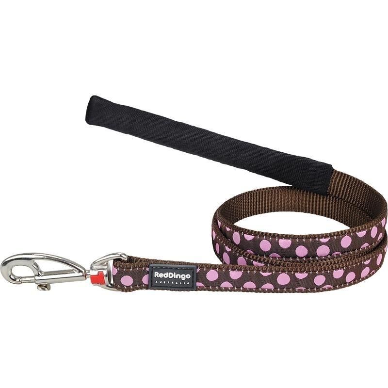 Reddingo Kahverengi Üzerine Pembe Benekli Uzatma / 1.2 m 15 mm (S) - Kahverengi