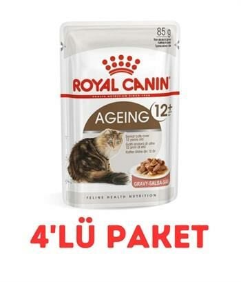 Royal Canin Ageing+12 Kedi Konservesi 85Gr 4'Lü Paket