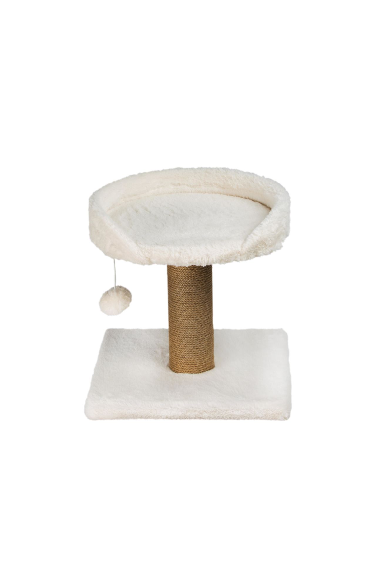 Dubex 39x39x40 cm Kedi Oyun ve Tırmalama Platformu Beyaz