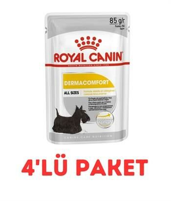 Royal Canin Dermacomfort Hassas Yetişkin Köpek Pouch Konserve 85 Gr 4'Lü Paket