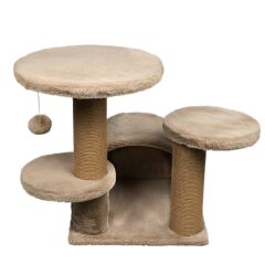 Dubex 53x65x52 cm Kedi Oyun ve Tırmalama Platformu Bej