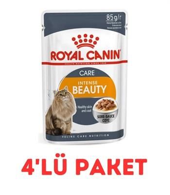 Royal Canin Gravy Intense Beauty Kedi Konservesi 85Gr 4'Lü Paket