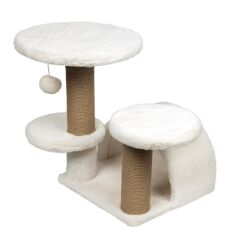 Dubex 53x65x52 cm Kedi Oyun ve Tırmalama Platformu Beyaz
