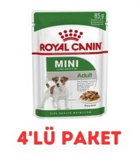 Royal Canin Mini Adult Küçük Irk Pouch Konserve 85 Gr 4'Lü Paket