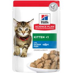 Hills Okyanus Balıklı Yavru Kedi Konservesi Pouch 85 Gr