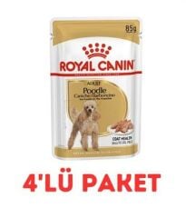 Royal Canin Poodle Pouch 85 Gr 4'Lü Paket