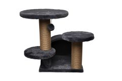 Dubex 53x65x52 cm Kedi Oyun ve Tırmalama Platformu Gri