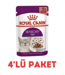 Royal Canin Sensory Feel Pouch Yaş Kedi Maması 85 Gr 4'Lü Paket