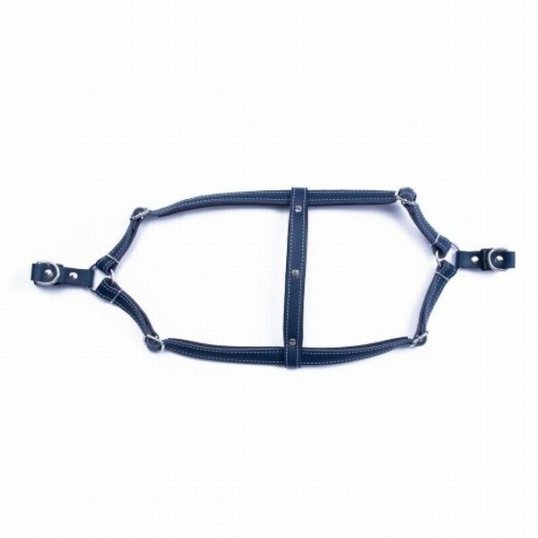 Doggie Konfor Ronin Deri Köpek Göğüs Tasması Royalblue 1,5x35 40 Cm