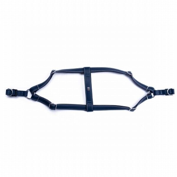 Doggie Konfor Ronin Deri Köpek Göğüs Tasması Royalblue 2x45 55 Cm