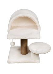 Dubex 50x50x55 cm Kedi Oyun Evi ve Tırmalama Platformu Beyaz