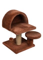 Dubex 50x50x55 cm Kedi Oyun Evi ve Tırmalama Platformu Tarçın
